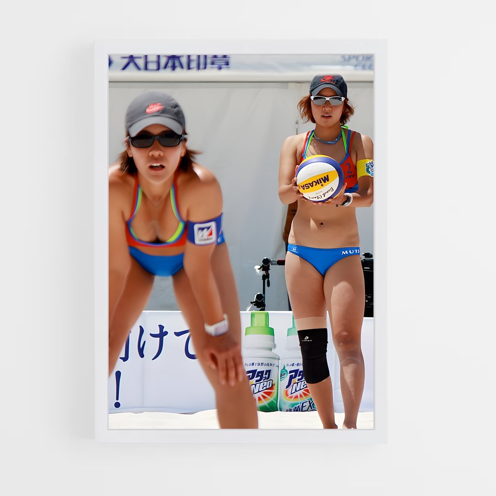Poster Beach Volley Star – affiche Beach-volley (vue 3)